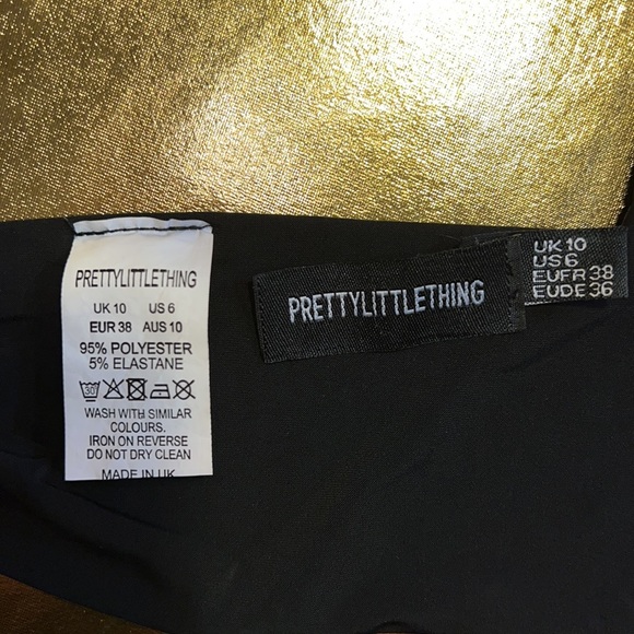 NWOT Black Halter Top - Picture 3 of 6